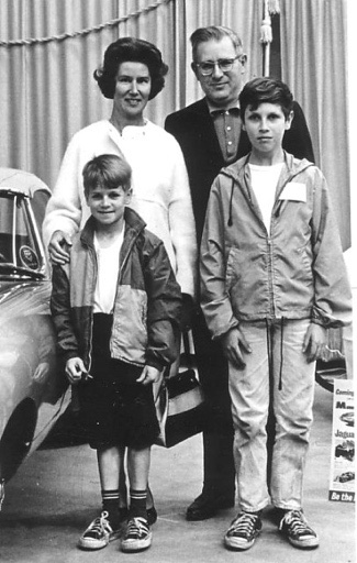 The family attends hobby show, around 1960