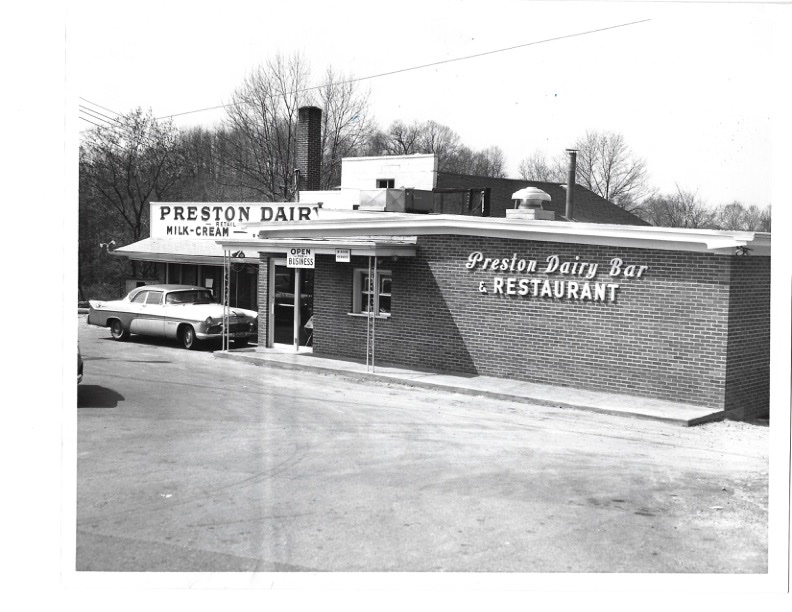 Preston Dairy with Ikes 1956 DeSoto